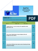 Nata Sample Papers - 1 (Sketching)