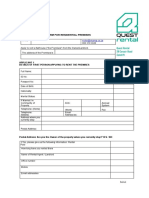 Rental Application Form For Residential Premises: Applicant 1 Details of First Person Applying To Rent The Premises