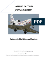 Falcon 7X-Automatic Flight Control System