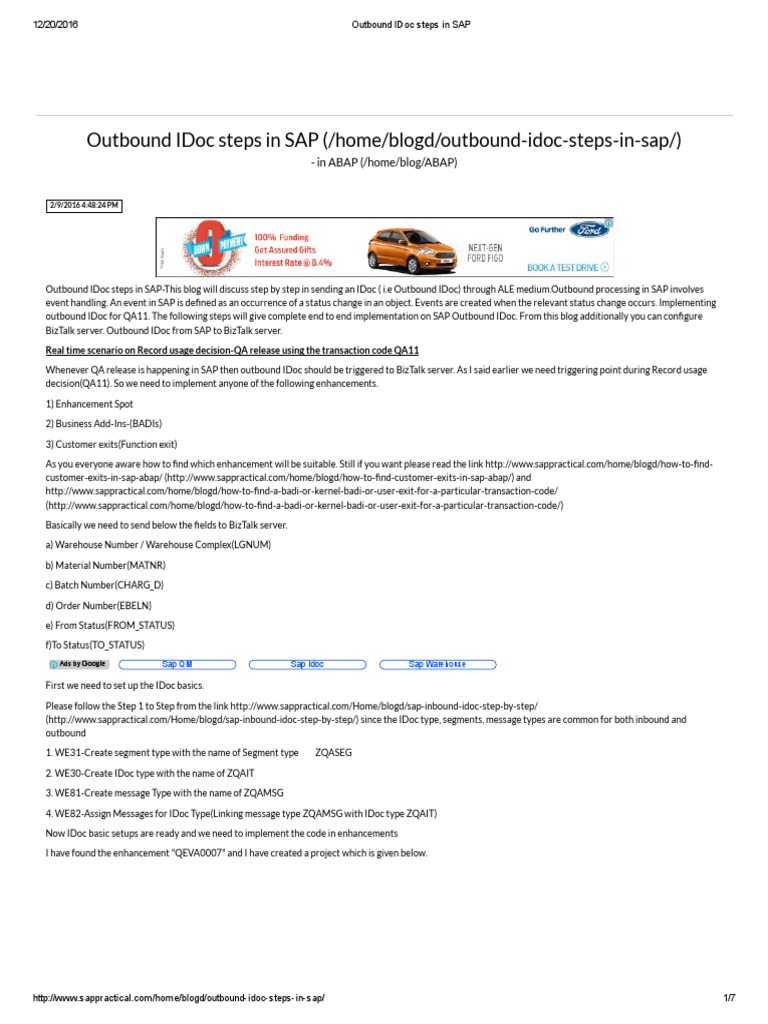 outbound-idoc-steps-in-sap-pdf-subroutine-information-technology