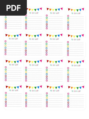 todo list