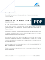 Carta de Presentacion Concrefor Compras A