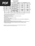 Traverse Sheet Explained