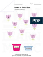 Music Worksheets Staccato Vs DottedNote 001