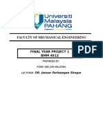 Faculty of Mechanical Engineering: DR. Januar Parlaungan Siregar