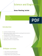 Corrosion Science and Engineering: Subsea Heating Jacket