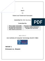 Patent and Trademark Examples: Ericsson vs. Xiaomi