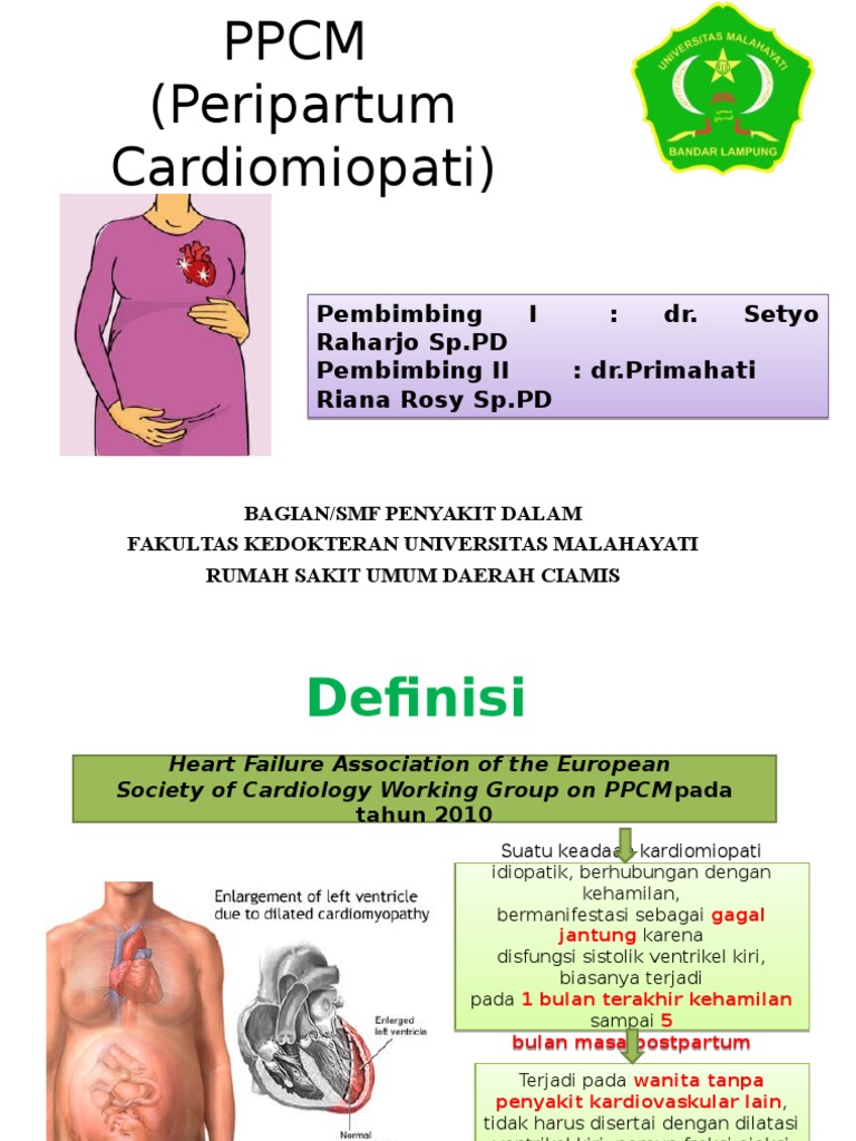 Kardiomiopati Peripartum: Gejala dan Penanganan | PDF | Sains & Matematika