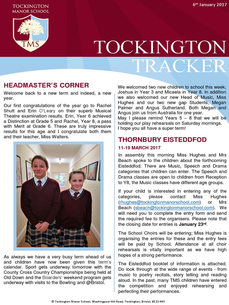 Tockington Tracker 06012017 | PDF | Leisure