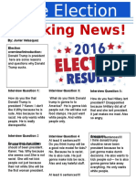 Election Results Newsletter Template - Javier Velasquez III