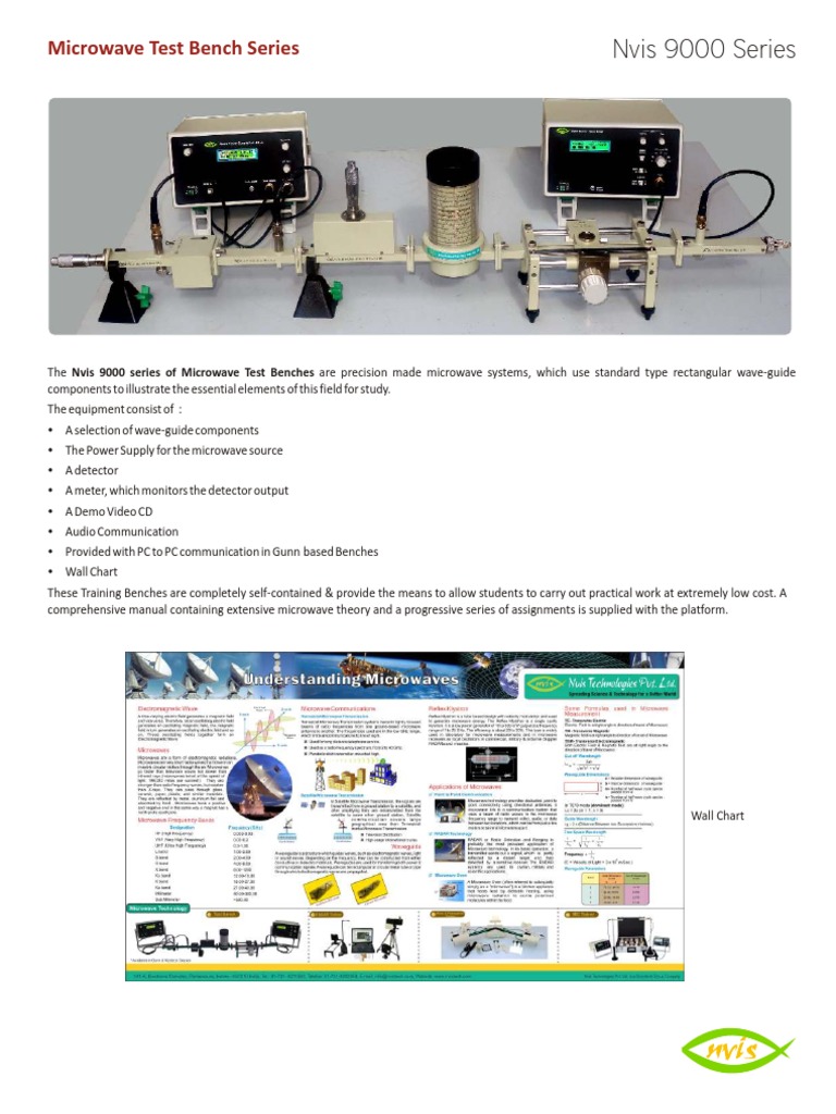 Nvis 9000 Series Microwave Test Bench Series PDF Microwave Waveguide