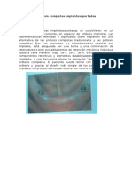 Prótesis Completas Implantosoportadas