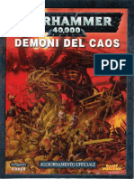 Warhammer 40k - Demoni Del Caos (Aggiornamento Ufficiale 2012) PDF