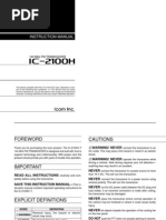 Download ICOM ic-2100h by bellscb SN3358759 doc pdf