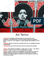 Stencil Self Portrait Powerpoint