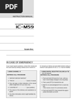 Download ICOM ic-m59 by bellscb SN3358762 doc pdf