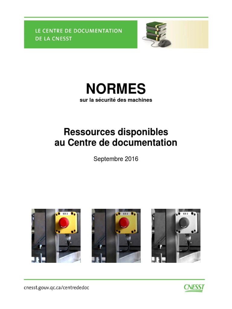 Normes de sécurité des machines | PDF | Commission électrotechnique ...