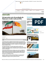 Irã aproveita corte de produção da Opep para vender mais petróleo - 06_01_2017 - Mercado - Folha de S.pdf