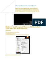 Cara Mengatasi This Copy of Windows Is Not Genuine Di Windows 7