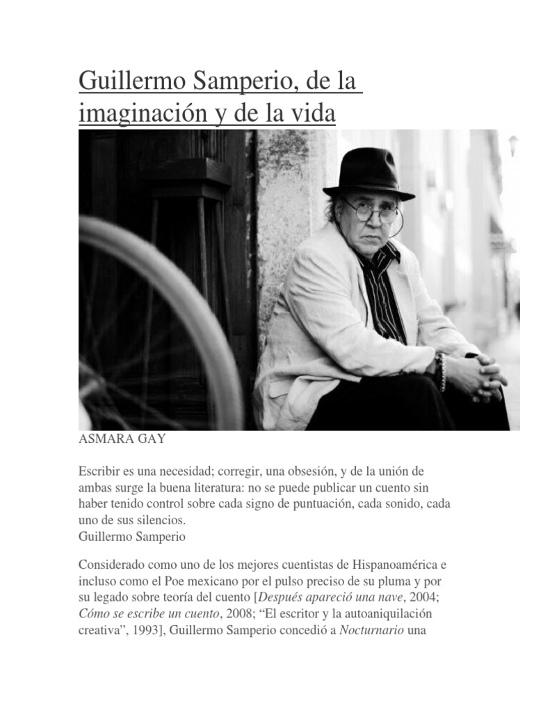 Guillermo Samperio | PDF | Cuentos | Novelas
