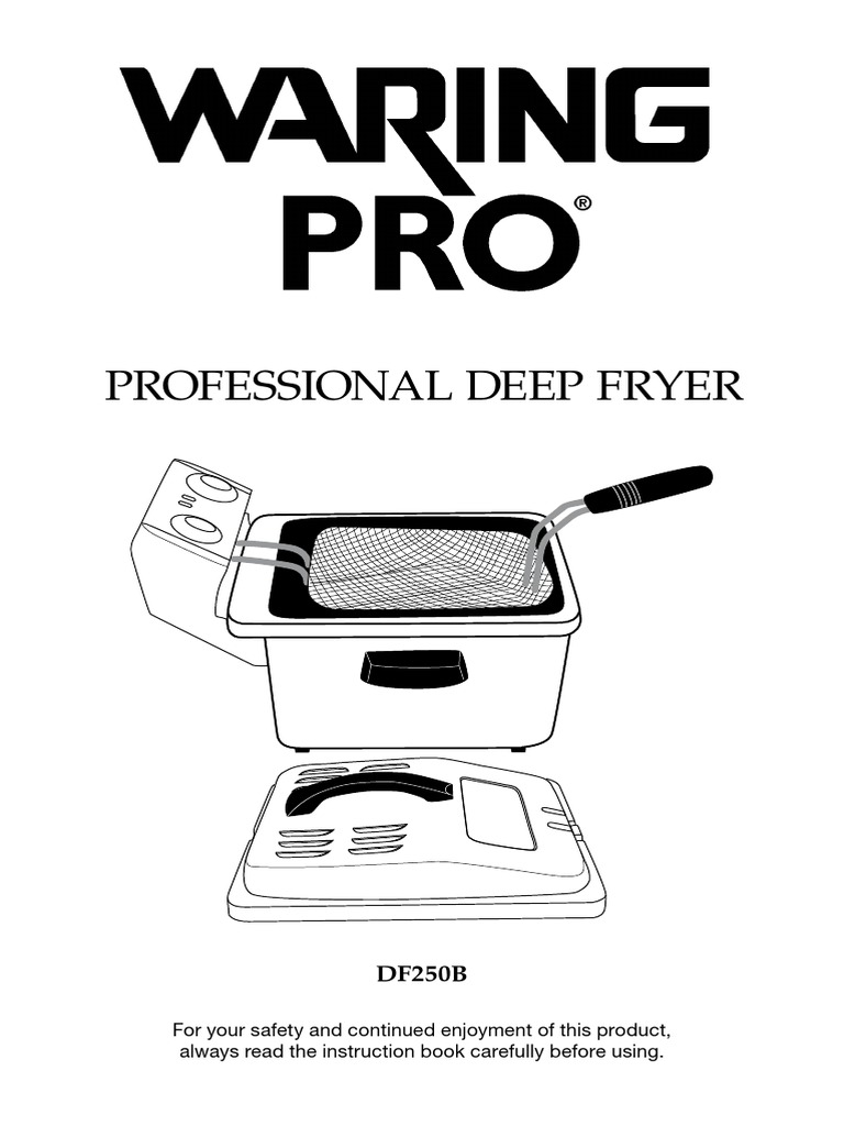 Professional Deep Fryer PDF Electrical Connector Mustard (Condiment)