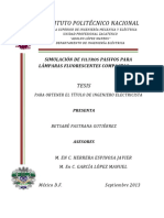 Simulacion de Filtros Pasivos para Lamparas Flourescentes Compactas