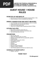 House Rules Guesthouse (Trees)