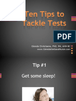 Tips For Tackling Tests