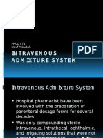 Intravenous Admixture System