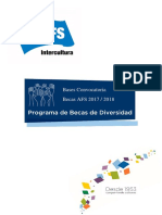 Becas de Diversidad 2017-2018 PDF