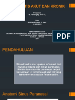 Rhinosinusitis Akut Dan Kronik Mbung