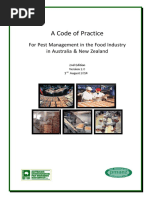 Code of Practice For Pest Management in The Food Industry