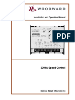 Installation and Operation Manual: 2301A Speed Control