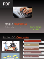 Mobile Computing