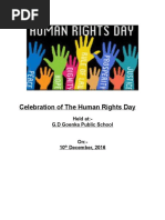 Celebration of The Human Rights Day