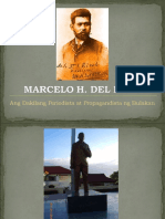 Marcelo H Del Pilar Powerpoint Presentation - A Report On His Life