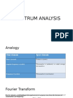 Spectrum Analysis