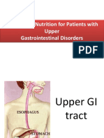 Nutrition Therapy for Upper GI Disorders
