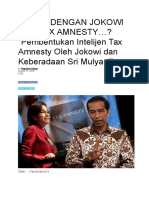 Da Apa Dengan Jokowi Dan Tax Amnesty