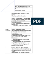 Writing - Wow Introduction: Theme/ Topic Learning Objective