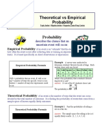Theoretical Vs Empirical Probability
