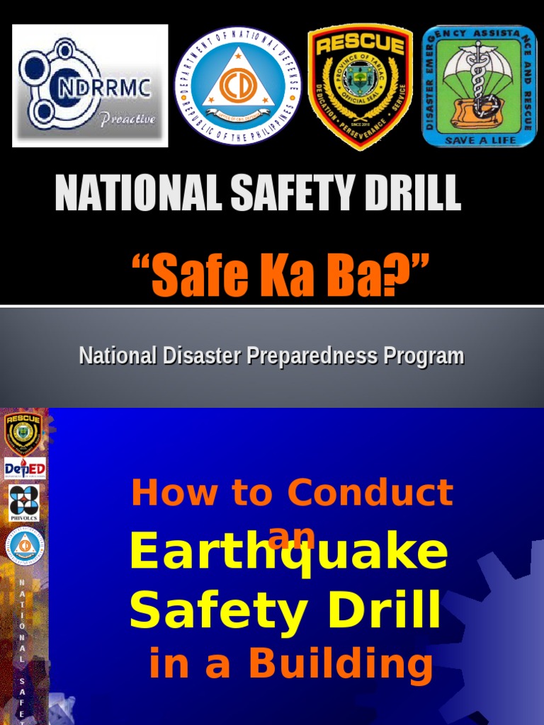 Earthquake Drill For Buildings | PDF | Emergency Management | Disaster ...