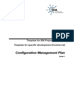 Configuration Management Plan: Template For IDA Project (Project Id) Template For Specific Development (Contract Id)