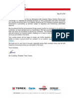 Terex Customer Letter May 30 2016 PDF