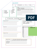 Lesson Plan Template