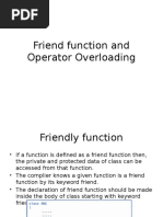 Friend Function and Operator Overloading