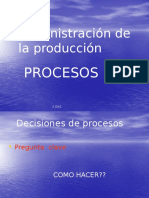 Administracion de La Produccion