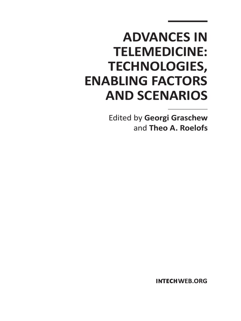 Advances In Telemedicine Technologies Enabling Factors And Scenarios Wireless Lan Quality Of Service