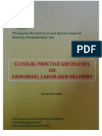 CPG-Abnormal Labor and Delivery 2009