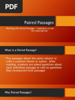 Paired Passages - Presentation